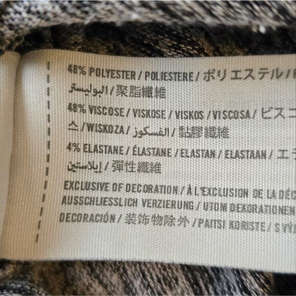 M Hollister Grey Side Zip Cardigan Sweater Jacket Women's Size M Moto Black - Picture 11 of 11